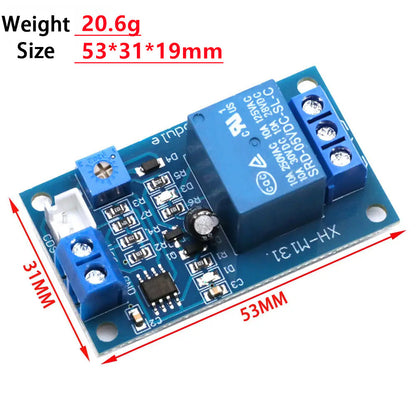 1pcs XH-M131 DC 5V-24V 10A Light Control Switch Photoresistor Relay Module Detection Sensor brightness Automatic Control Module