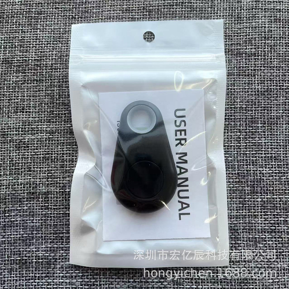 1pcs Universal Waterproof Positioning Device Hangable Position Finder Smart Mini GPS Alarm Tracker Anti Lost Phone Bluetooth Locator For Pets Kids Car Luggage Keys Wallet