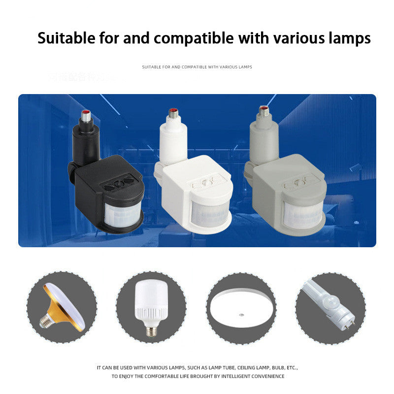 1pcs PIR Motion Sensor 220V 12V Detector Automatic Infrared 180 Degree Rotating