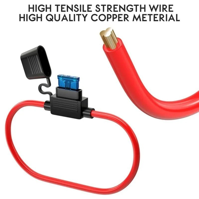 18/16/14/12/10AWG Waterproof 32V Medium Auto Fuse Holder 1A-50A