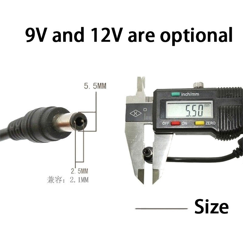 Fulabs USB Power Boost Cable 5V To 9V/12V 1A Step Up Module Booster Power Converter Adapter 2.1x5.5mm