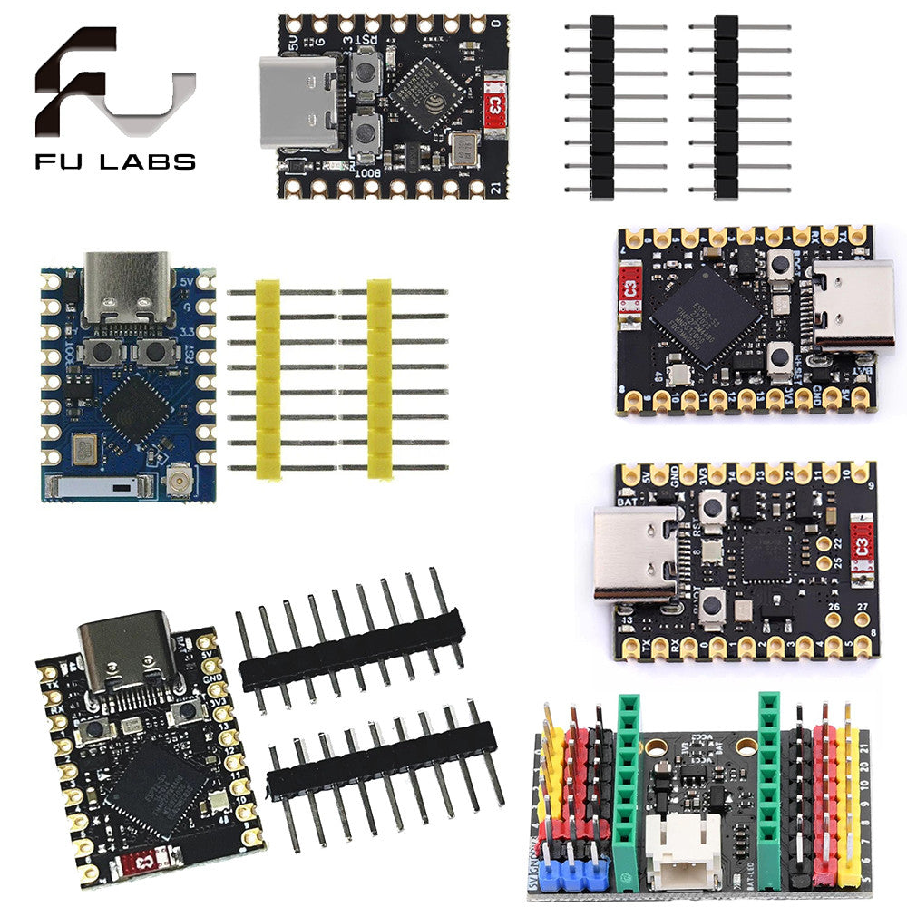 Fulabs ESP32-C3 ESP32-S3 ESP32-H2 ESP32-C6 Development Board ESP32 C3 SuperMini WiFi Bluetooth ESP32C3 Expansion board