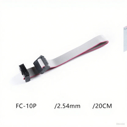 Fulabs 2.54MM Pitch FC-6/10/16/20/24 PIN 20CM JTAG ISP DOWNLOAD CABLE Gray Flat Ribbon Data Cable FOR DC3 IDC BOX HEADER