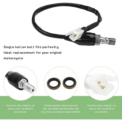 Motorcycle Hydraulic Switch Brake Tail Light Switch Universal M10×1.25mm M10×1.0mm