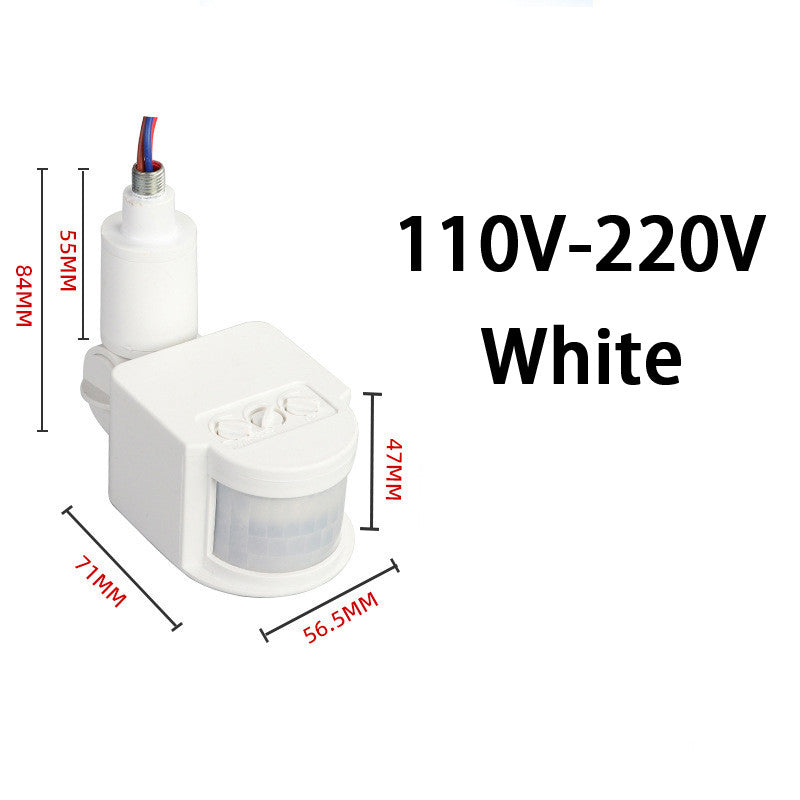1pcs PIR Motion Sensor 220V 12V Detector Automatic Infrared 180 Degree Rotating