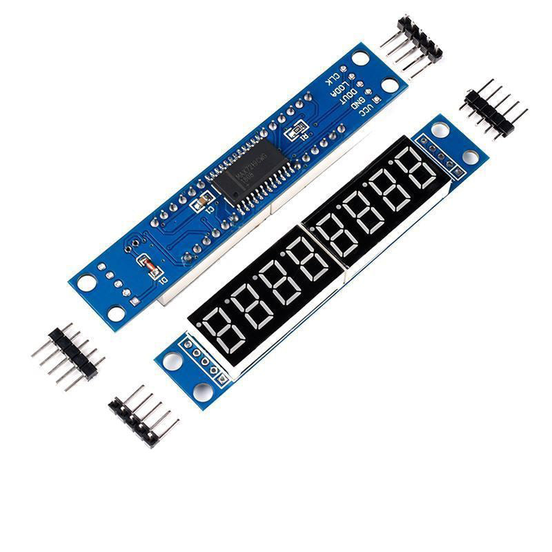 1pcs TM1637 4 Bits/TM1638/MAX7219 8 bit Digital LED Display Module 7 Segment 0.36Inch Clock RED Anode Tube Four Serial Driver