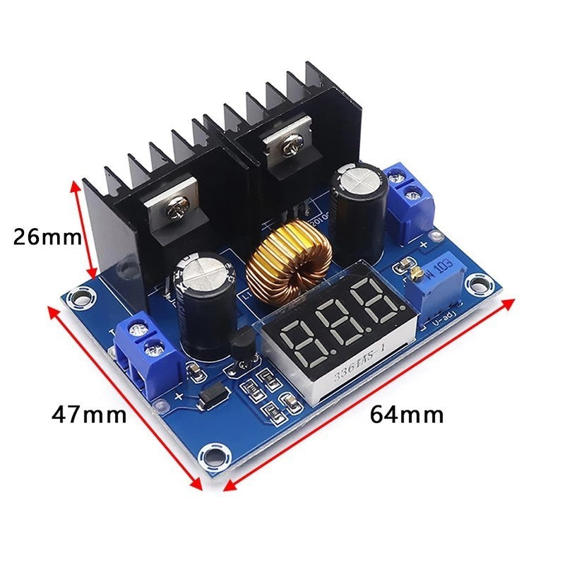 XH-M404 Voltage Regulator Module Digital PWM Adjustabl DC-DC 4-40V 8A 200W Step Down Voltage Regulator