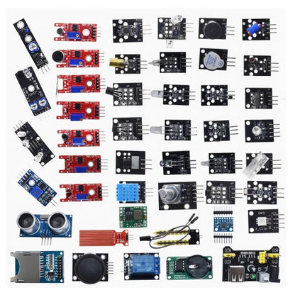 Fulabs 45 in 1 Sensors Modules Starter Kit better than 37in1 sensor kit 37 in 1 Sensor Kit UNO R3 MEGA2560