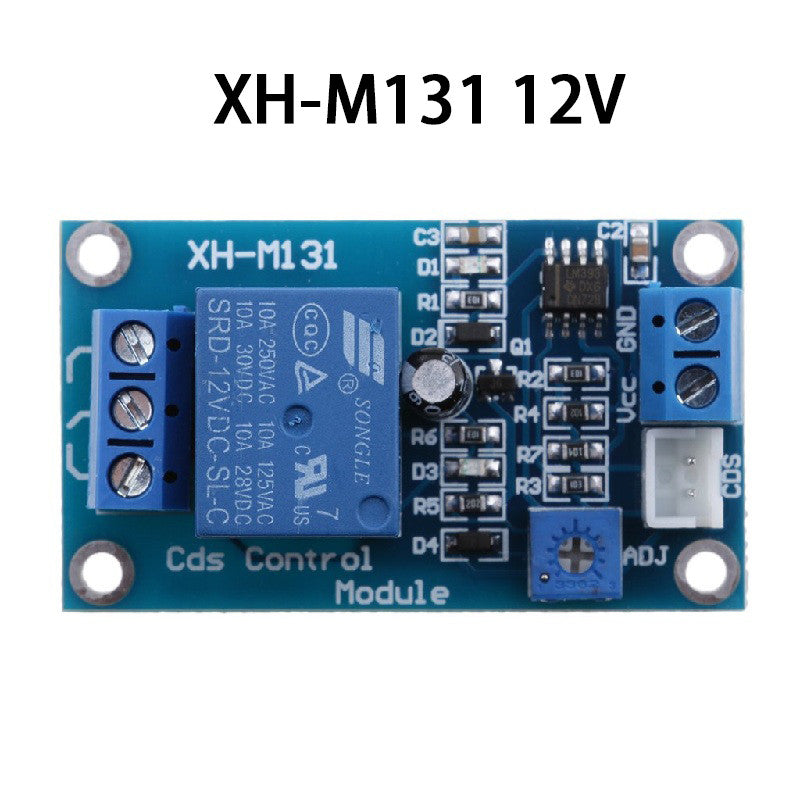 1pcs XH-M131 DC 5V-24V 10A Light Control Switch Photoresistor Relay Module Detection Sensor brightness Automatic Control Module