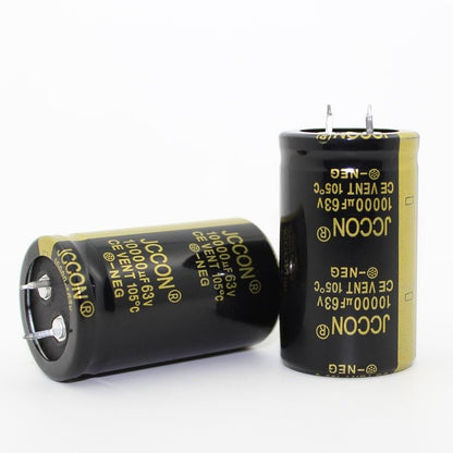 1Pcs 10000uf 50V 63V 80V 100V Original DC Electrolytic Capacitor horn capacitor