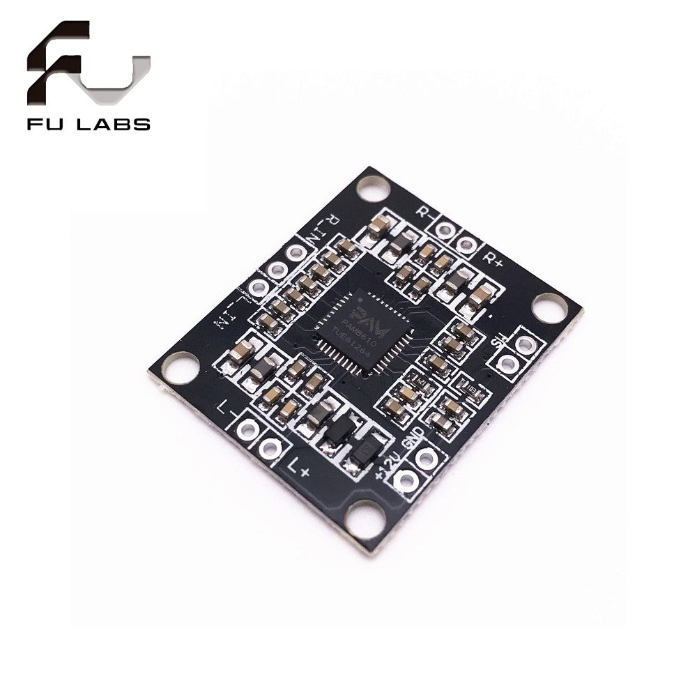 fulabs PAM8610 digital power amplifier board 2 x15w dual channel stereo mini class D power amplifier board