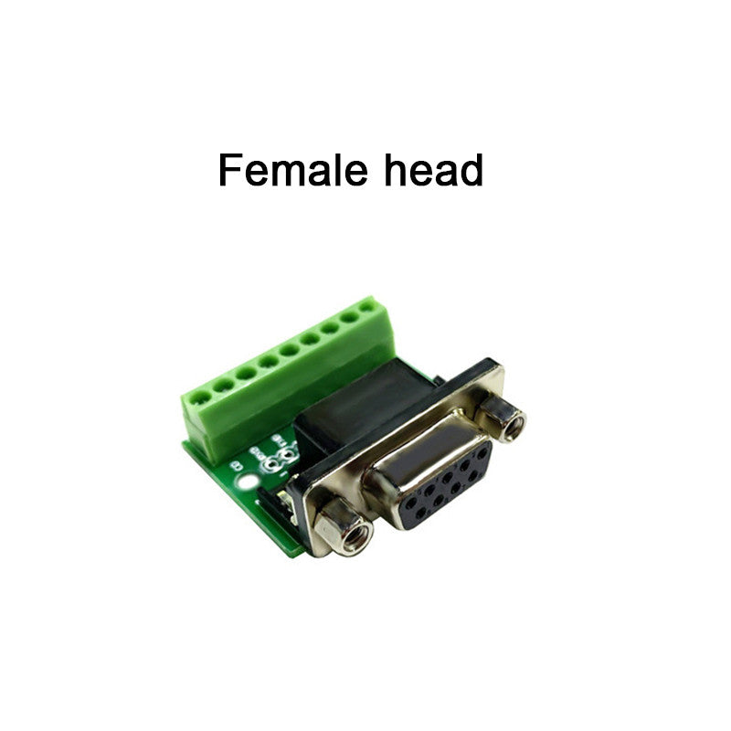 DB9 Adapter Signals Terminal Module RS232 RS485 Serial To Terminal 9-Pin 9-Hole Connector