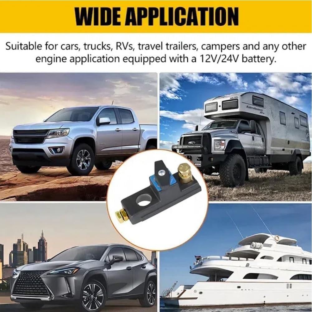 Car Battery Disconnect Switch 12V-24V Battery Cut-off Anti-leakage Switch Quick Cut-off Switch