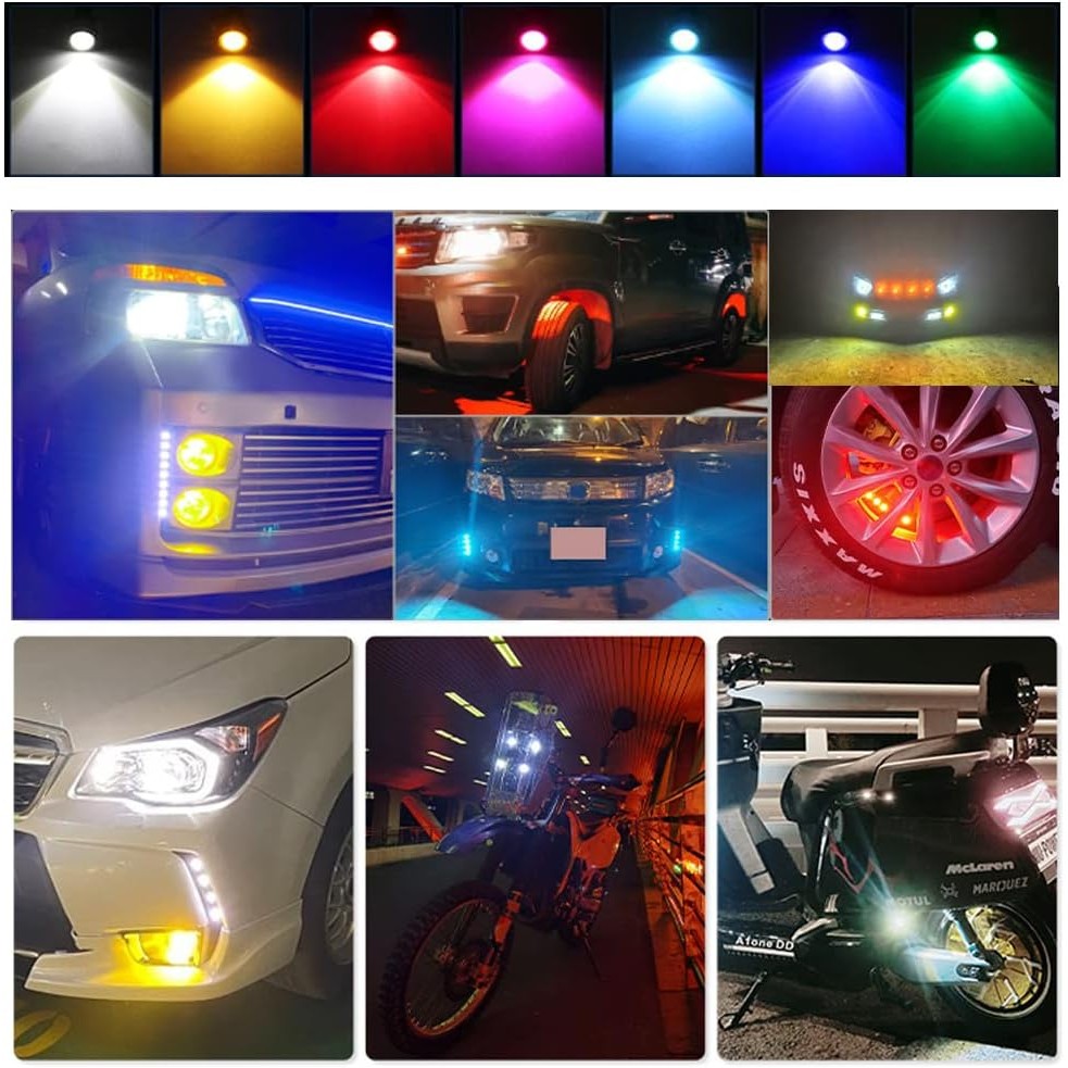 1Pcs 12Smd 23Mm 12V Turn Signal Led Bulb Eagle Eye Led Lights For Car / Truck / Motorcycle