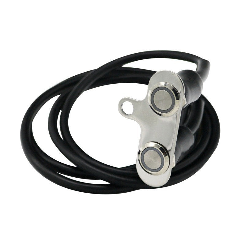 12V 16mm Waterproof LED Halo Switch Double ON-OFF  Button Switch 2in1，3 in1 LED Switch