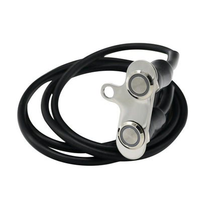 12V 16mm Waterproof LED Halo Switch Double ON-OFF  Button Switch 2in1，3 in1 LED Switch