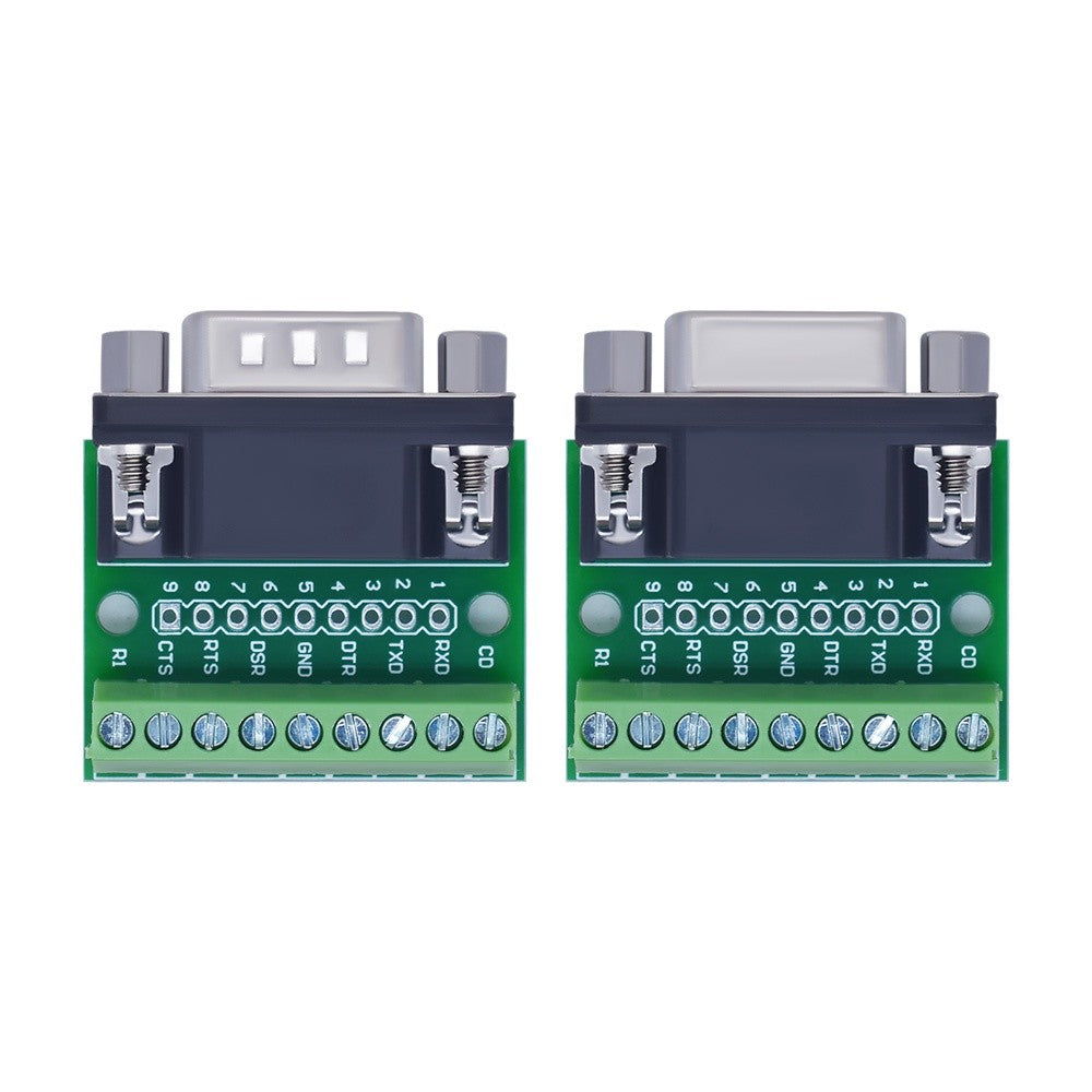 DB9 Adapter Signals Terminal Module RS232 RS485 Serial To Terminal 9-Pin 9-Hole Connector