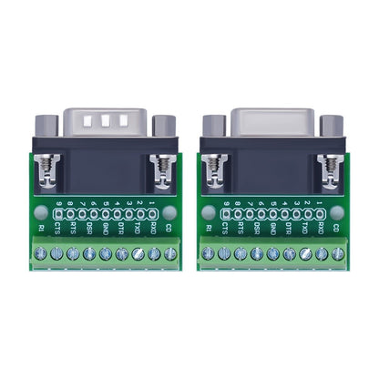 DB9 Adapter Signals Terminal Module RS232 RS485 Serial To Terminal 9-Pin 9-Hole Connector
