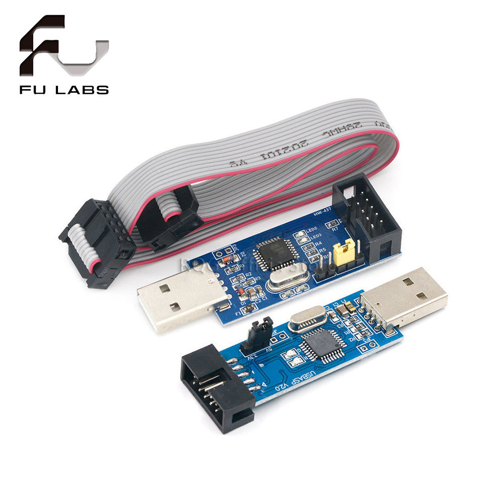 USBISP AVR Programmer Cable USB ASP ATMEGA8 ATMEGA128 ATtiny CAN PWM Support Win7 64K 64 64Bit