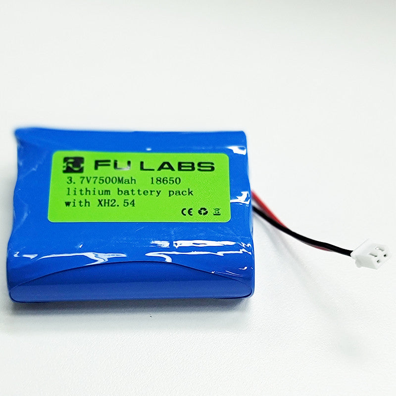 Fulabs 18650 rechargeable lithium ion battery 3.7v 7.4v-battery Solar Light Battery Audio With XH2.54