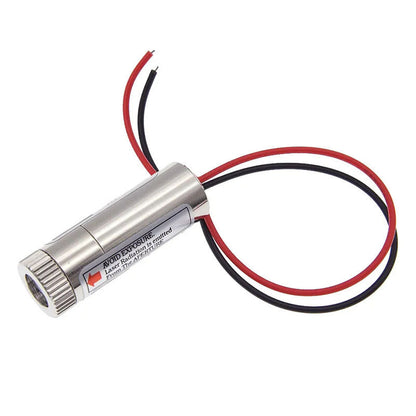Fulabs 5mW Red Point Line Cross Laser Head Focusable Adjustable Laser Diode Head
