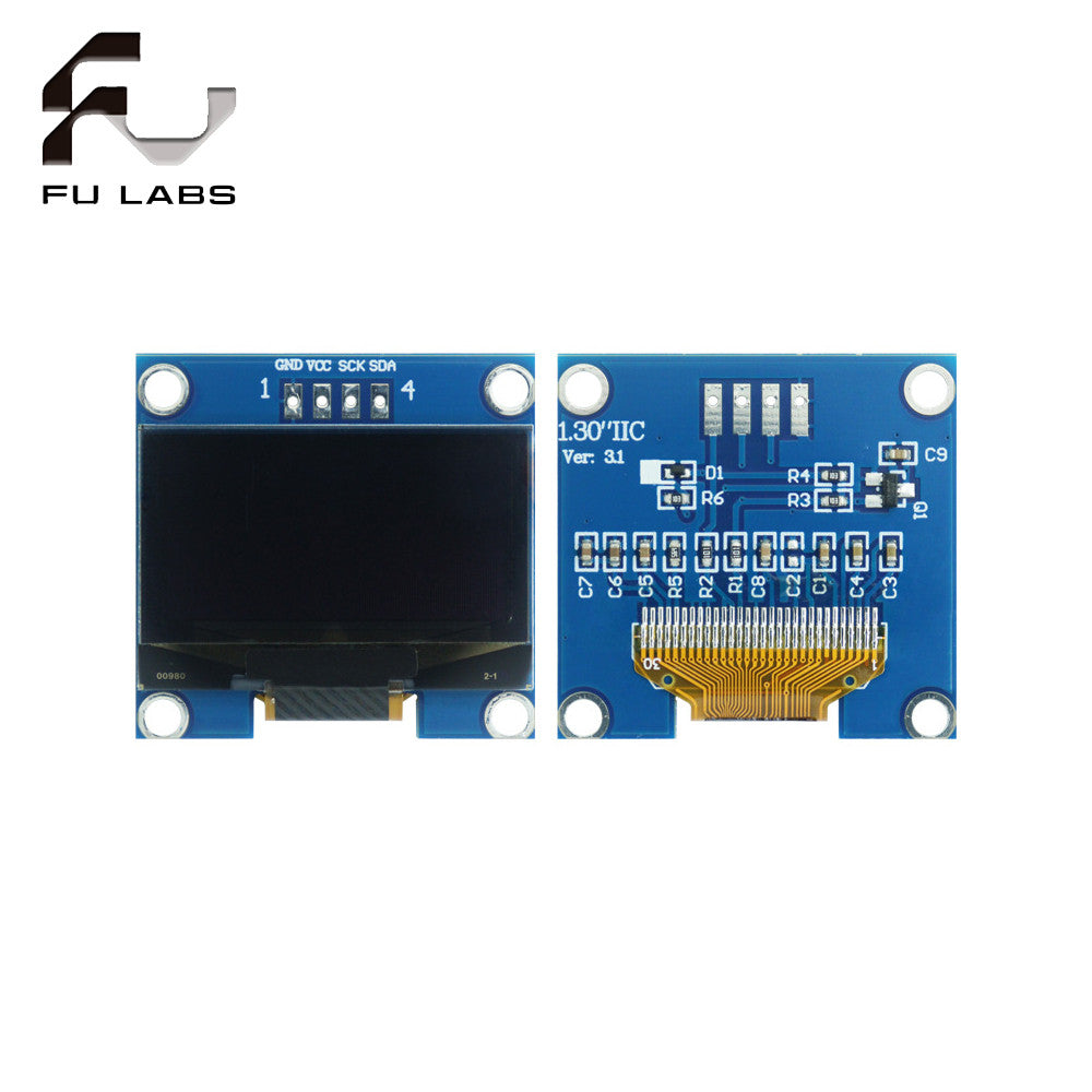 OLED module white/blue color 128X64 1.3 inch OLED LCD LED Display Module 1.3" IIC I2C Communicate 4PIN