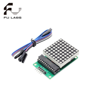 1pcs MAX7219 Dot Led Matrix Module MCU LED Display Control Module For Arduino 5V Interface Module Output Input Common Cathode
