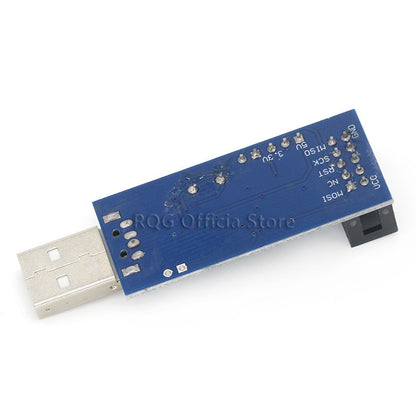 USBISP AVR Programmer Cable USB ASP ATMEGA8 ATMEGA128 ATtiny CAN PWM Support Win7 64K 64 64Bit