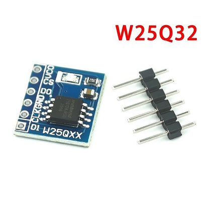 W25Q32 Large capacity FLASH storage module SPI interface BV FV STM32 code W25Q80 W25Q64 W25Q128