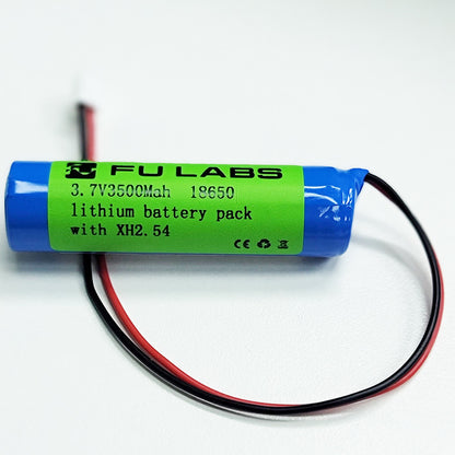 Fulabs 18650 rechargeable lithium ion battery 3.7v 7.4v-battery Solar Light Battery Audio With XH2.54