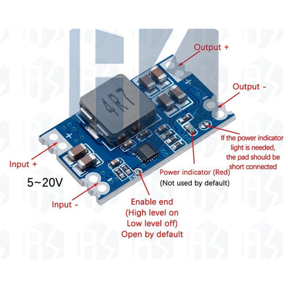 Fulabs Mini560 / Pro 5A High Efficiency Output 3.3V-12V Step Down DC-DC Converter Voltage Regulator Buck Stabilized Mini560 5A Power Supply Module