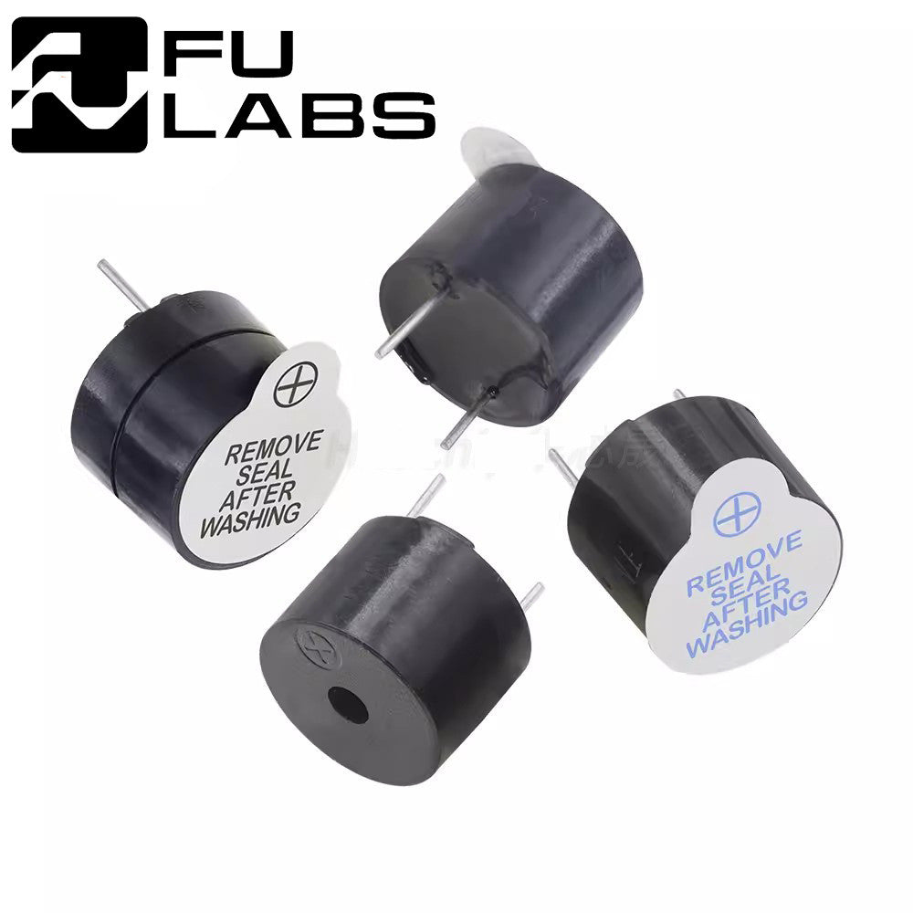 10pcs Active Buzzer Magnetic Long Continous Beep Tone 12*9.5mm 3v-12v