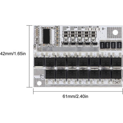 3S 4S 5S BMS 100A 21V 18V 16.8V 12V 18650 Li-ion LMO Ternary Lithium Battery Protection Circuit Board Balance Charging