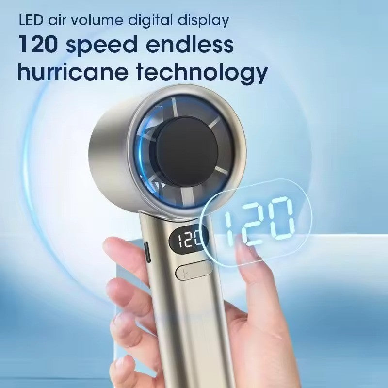 120-speed handheld fan turbocharged airflow overpressure protection overcurrent protection fan