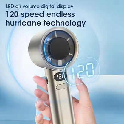 120-speed handheld fan turbocharged airflow overpressure protection overcurrent protection fan