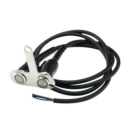 12V 16mm Waterproof LED Halo Switch Double ON-OFF  Button Switch 2in1，3 in1 LED Switch