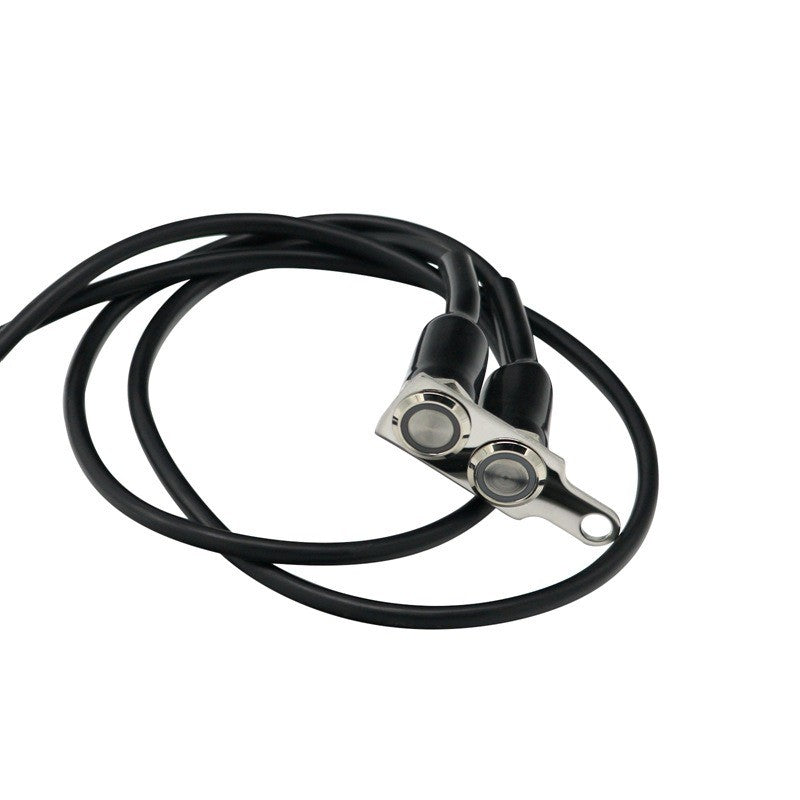 12V 16mm Waterproof LED Halo Switch Double ON-OFF  Button Switch 2in1，3 in1 LED Switch