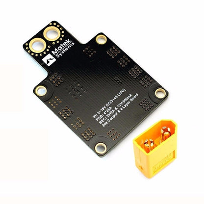1pcs PDB Power Distribution Board BEC 5V 2A 12V0.5A XT60 Plug for FPV