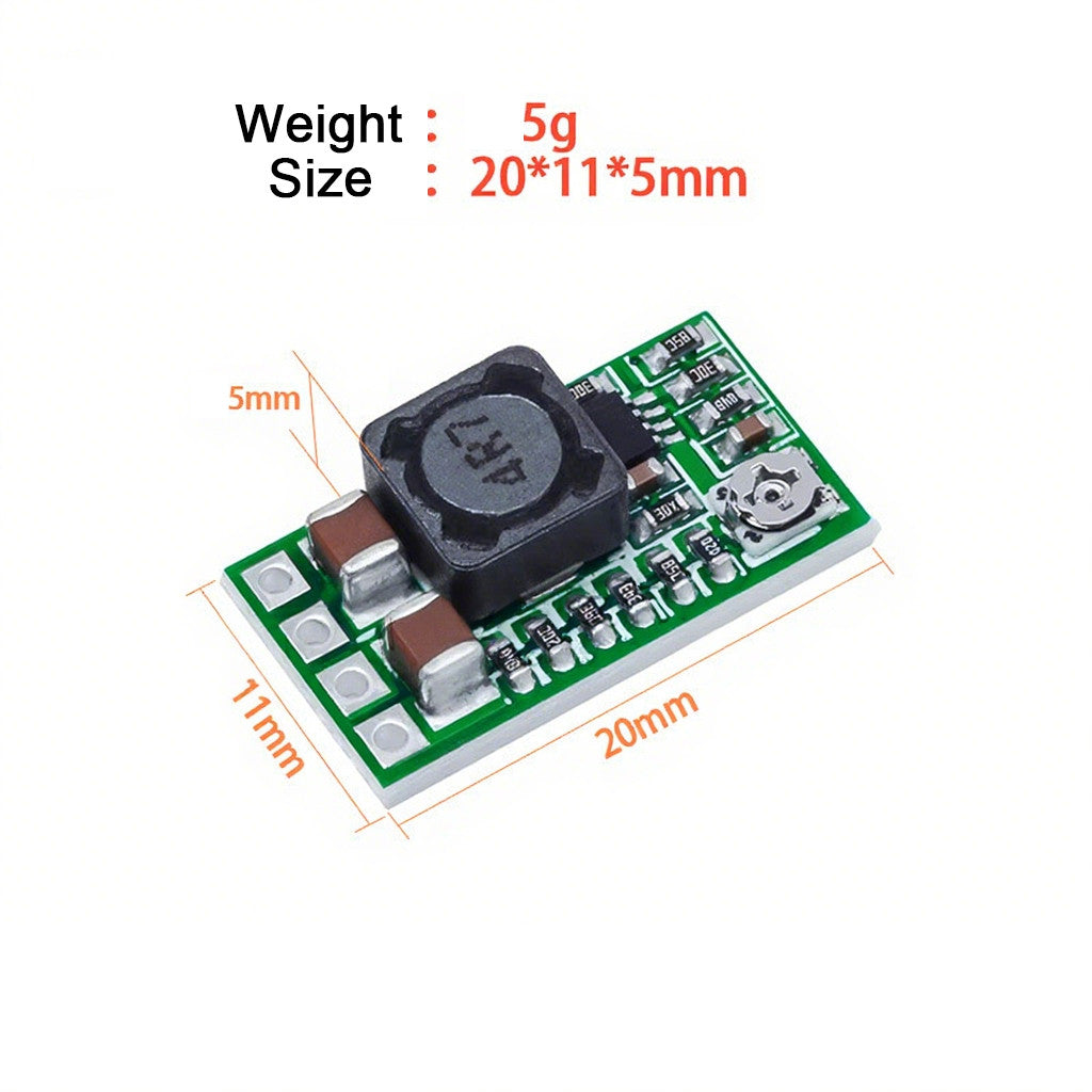 1pcs Mini DC-DC 12-24V To 5V 3A Step Down Power Supply Module Voltage Buck Converter Adjustable 97.5% 1.8V 2.5V 3.3V 5V 9V 12V
