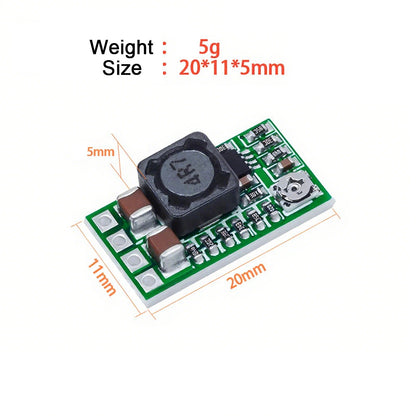1pcs Mini DC-DC 12-24V To 5V 3A Step Down Power Supply Module Voltage Buck Converter Adjustable 97.5% 1.8V 2.5V 3.3V 5V 9V 12V