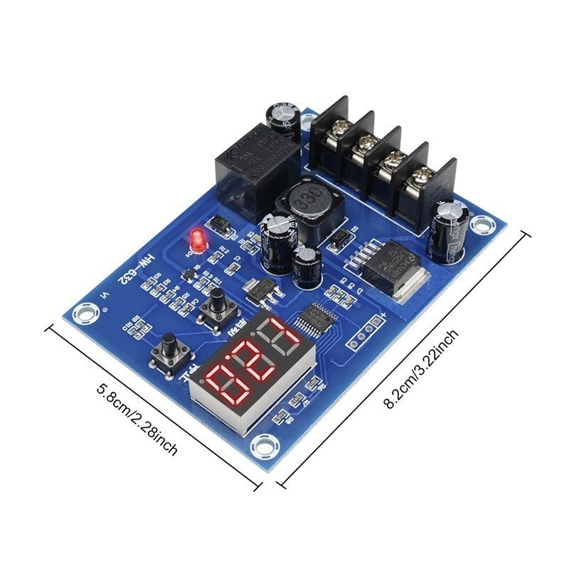 XH-M603 Lithium Battery Charging Control Module 12-24V Storage Lithium Battery Charger Control Switch Protection Board with LED Display