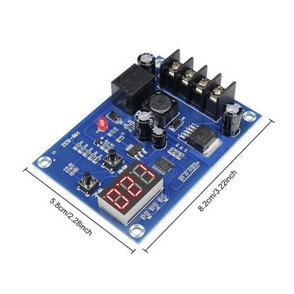 XH-M603 Lithium Battery Charging Control Module 12-24V Storage Lithium Battery Charger Control Switch Protection Board with LED Display