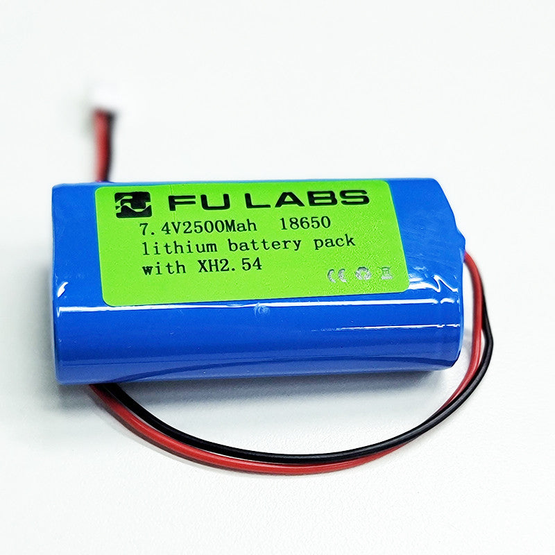 Fulabs 18650 rechargeable lithium ion battery 3.7v 7.4v-battery Solar Light Battery Audio With XH2.54