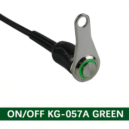 12V 16mm Waterproof LED Halo Switch Double ON-OFF  Button Switch 2in1，3 in1 LED Switch