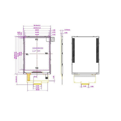 1pcs TFT Full Color Screen LCD Display Module With Touch Drive IC Interface SPI 128*128 240*320 For Arduino 2.4/2.8 Inch
