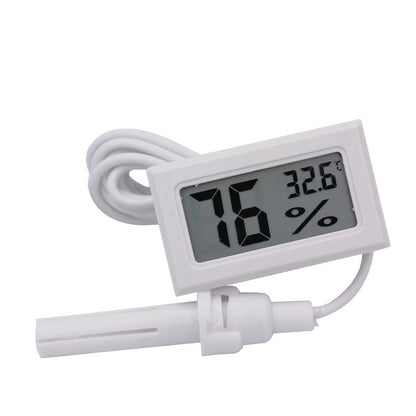 LCD Digital Thermometer Hygrometer Tester Temperature Humidity Meter Black FY-12