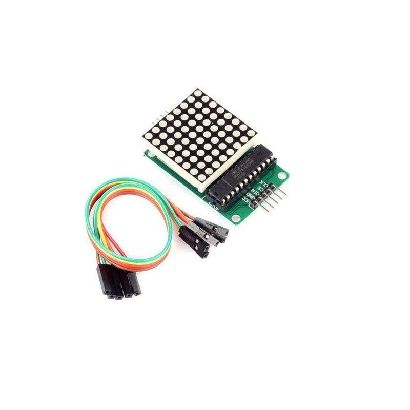 1pcs MAX7219 Dot Led Matrix Module MCU LED Display Control Module For Arduino 5V Interface Module Output Input Common Cathode