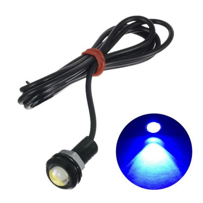 12V 24V 18MM Car Motorcycle  Car Fog DRL Day time Reverse Parking Signal  Eagle Eye Light LED