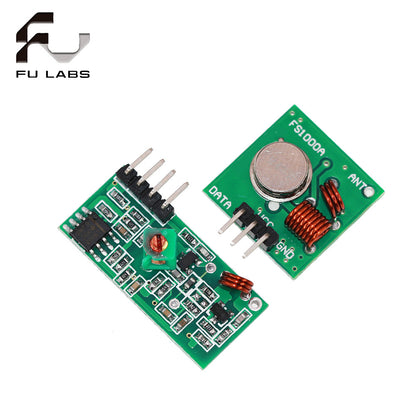 433 Mhz Rf Transmitter And Receiver Module Link Kit For Arm Mcu Wl DIY 315mhz Wirel