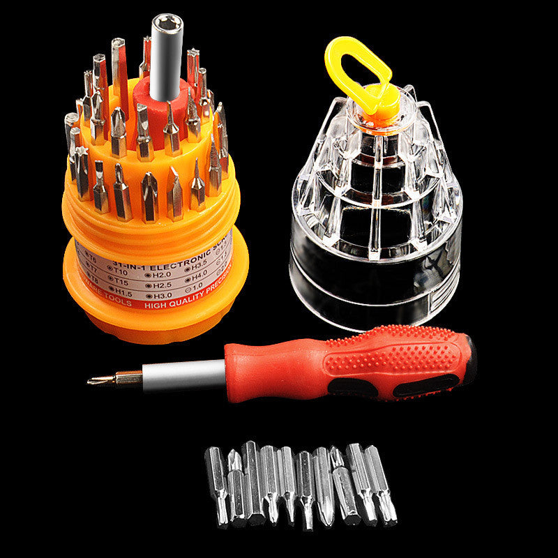Fulabs 31 in 1 Pocket Precision Electro Screw Driver Tools Set Multifunctional Screwdriver Set (Price 1set)